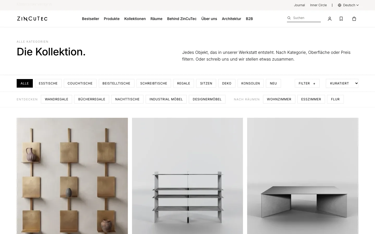 Kollektion von ZinCuTec